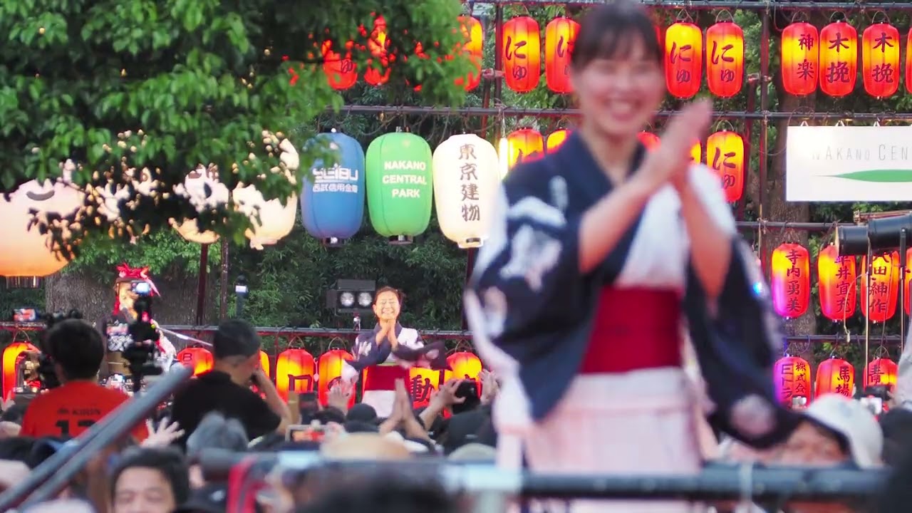 DJ CELLY a.k.a 盆ジョヴィ×鳳蝶流 盆ROCK 中野駅前大盆踊り大会 中野セントラルパーク 2025年08月