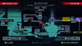 Metroid Dread Toughest Burenia Shinespark puzzle Missile Tank