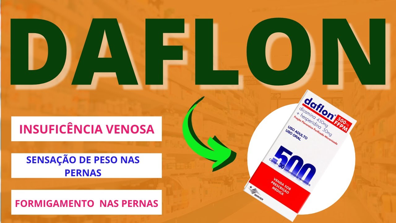 Daflon Comprimidos 1000mg Hemorróidas Daflon