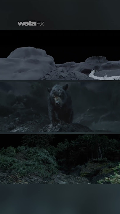 Bear Country | Cocaine Bear | Wētā FX #vfx #vfxshorts