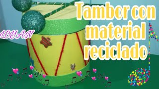 COMO HACER UN TAMBOR! CON MATERIAL RECICLADO.