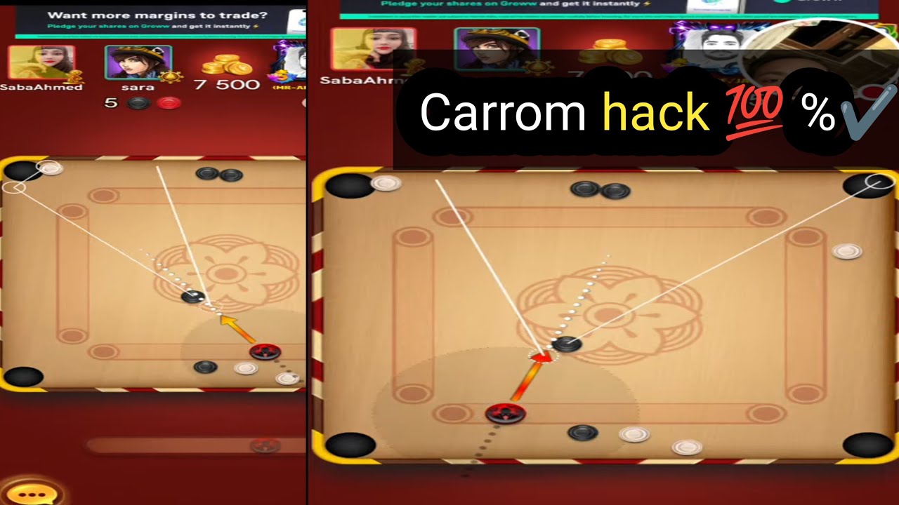 carrom pool disc hack YouTube