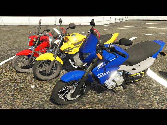 GTA 5 Mods - 07 Motos Brasileiras ! HORNETÃO & XJOTÃO (GTA V PC MODS) 