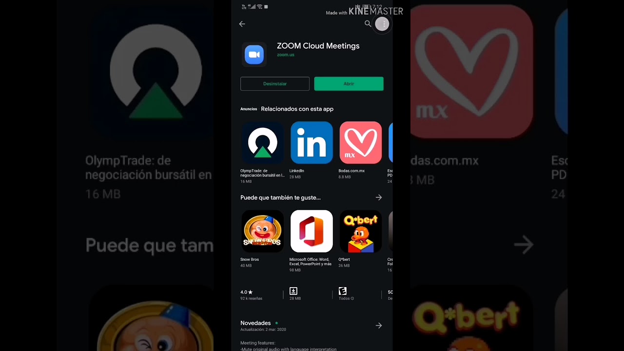 App Semana 1: Zoom Cloud Meetings ¿Cómo registrarse en Zoom? 