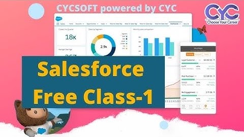Salesforce Free Class-1|CYCSOFT Powered BY CYC Guidance Pvt Ltd