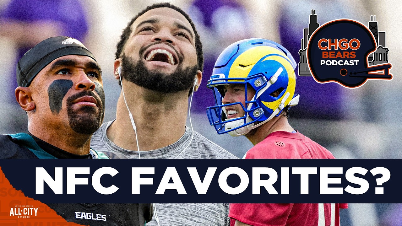 CONFERENCE PREVIEW: Are The Chicago Bears a FAVORITE To Win The NFC? | CHGO Bears Podcast