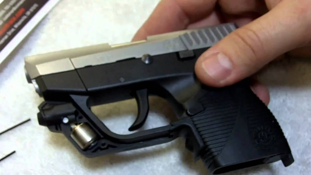 Crimson Trace Laser Install On A Taurus Tcp738 Youtube