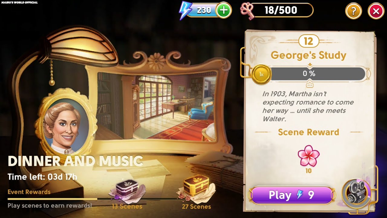 June's Journey Secrets 13r Scene 12 George's Study Word Mode 4K ULTRA HD