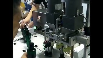 Desktop screw capping machine semi automatic capper #labelingequipment #machinelearning#cnc #machine