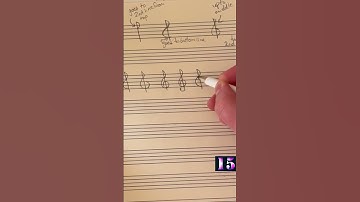 How to Draw A Treble Clef Perfectly Every Time In 33 Seconds  #piano  #music #musictheory