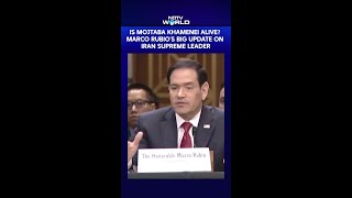 Is Mojtaba Khamenei Alive? Marco Rubio's Big Update On Iran Supreme Leader