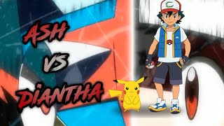 💥Ash vs Diantha full battle with background music||Pokemon[AMV] short video\/\/#pokemon #youtube #song