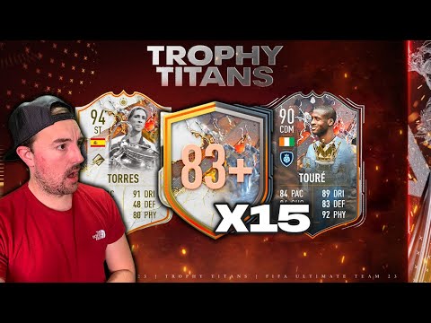 15 OF THE NEW FIFTEEN 83+ RARE PLAYERS PACKS FIFA 23!