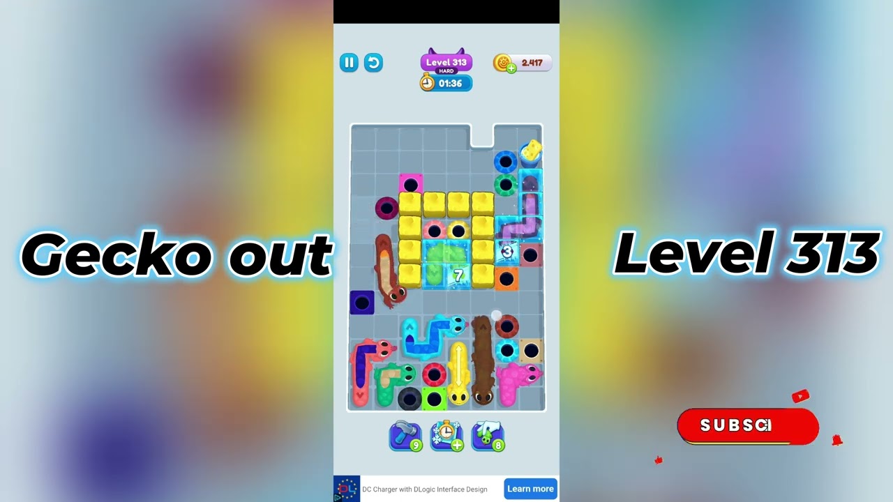 Gecko Out Level 313 Walkthrough 🧩 | Step-by-Step Puzzle Guide | SolutionGuruji