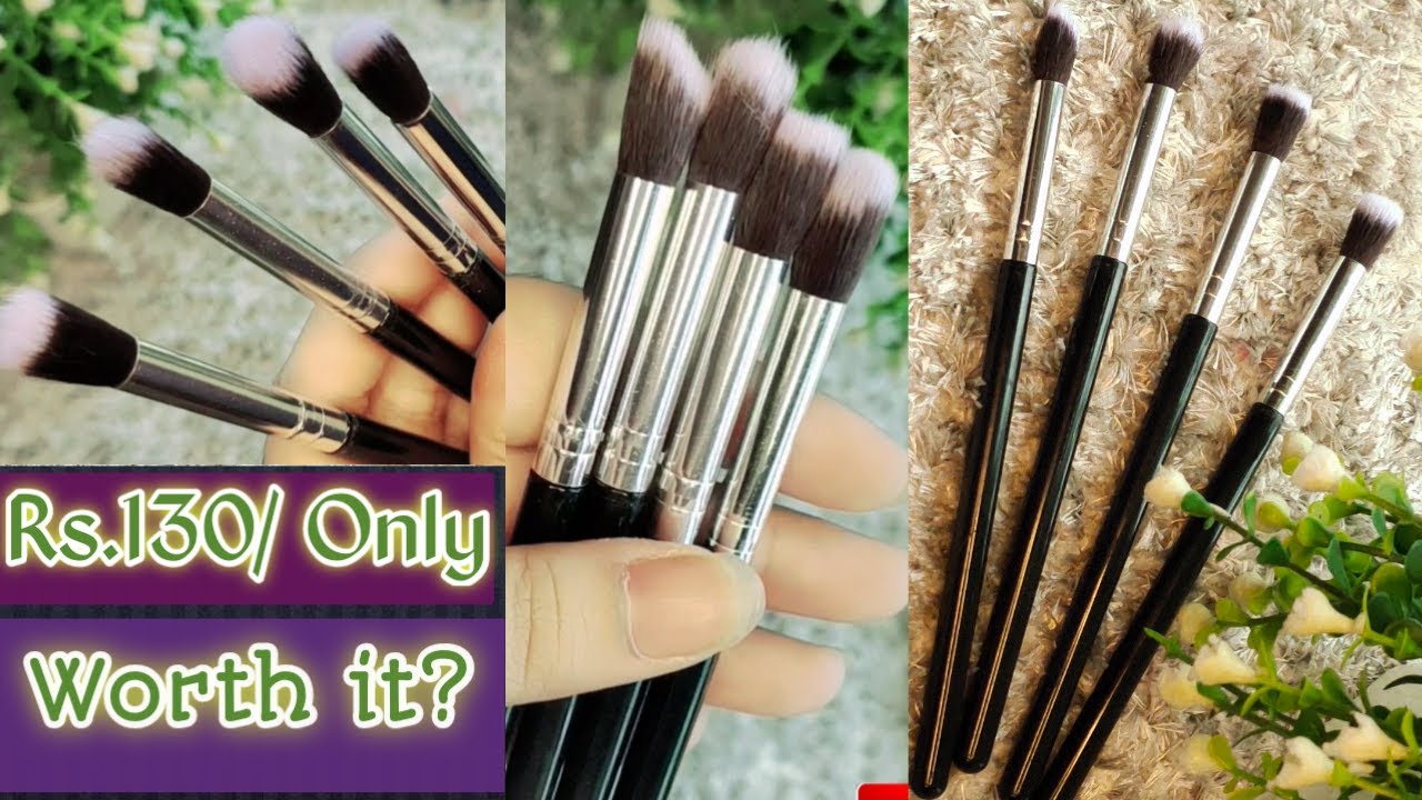 Best Affordable Eyeshadow Blending Brushes Review Makeup Brushes Set by Shama's corner YouTube