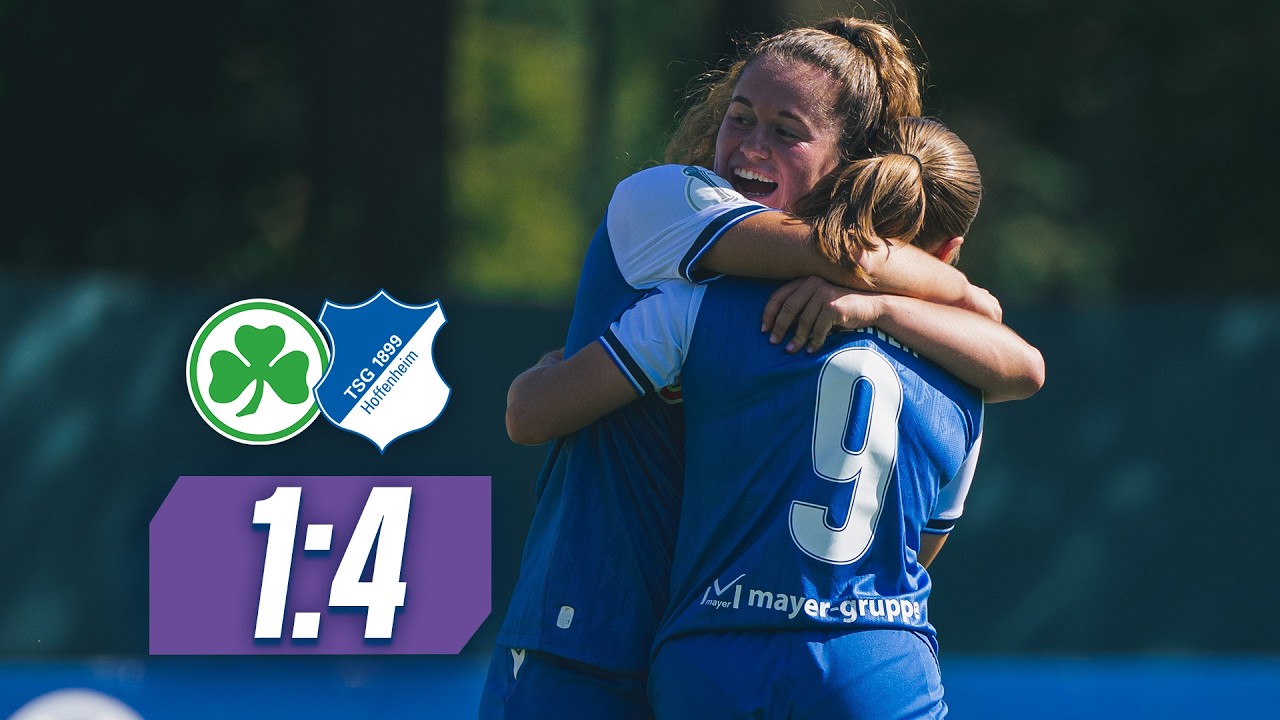 TSG Frauen ziehen ins Pokal-Achtelfinale ein