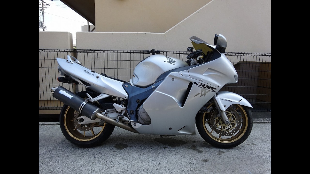 CBR1100XX Blackbird TSR muffler @JunkYard069 - YouTube