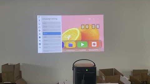 How to Change Device Language for BYINTEK UFO U80Max Projector