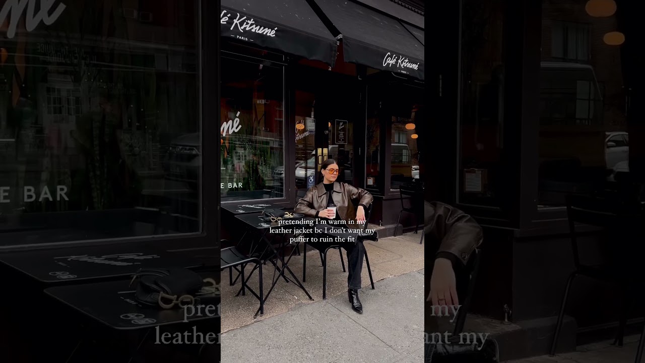NYC Transitional Essentials: Elevate Your Style with Our Eco-Friendly Brown Leather Jacket