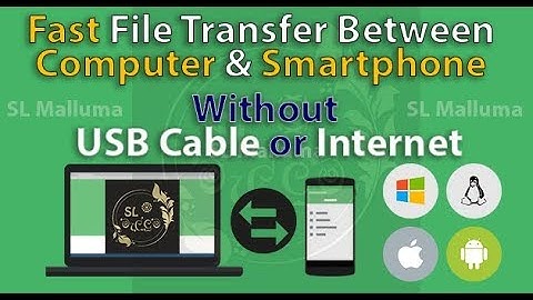 How to transfer files from PC to Android using WiFi | without USB