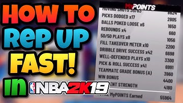 HOW TO REP UP FAST IN NBA 2K19! *BEST* METHOD FOR SHOT CREATORS/PLAYMAKERS! 50-80K AN HOUR!