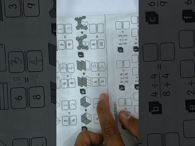 Buku Aktiviti Matematik Tahun 3 ms 56 Pecahan Bentuk Termudah class=