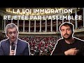 La loi immigration de labject darmanin rejete par lassemble nationale