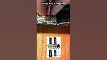 Front Panel Connectors On Motherboard - Easy Beginners Full PC Building Tutorial #shorts