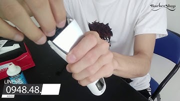 Cách Vệ Sinh Và Tra Dầu Lưỡi Tông Đơ Codos CHC - 969