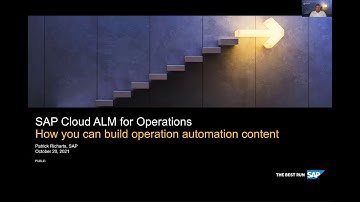 SAP ALM Summit EMEA 2021 - SAP Cloud ALM: Building operation automation content for your customers