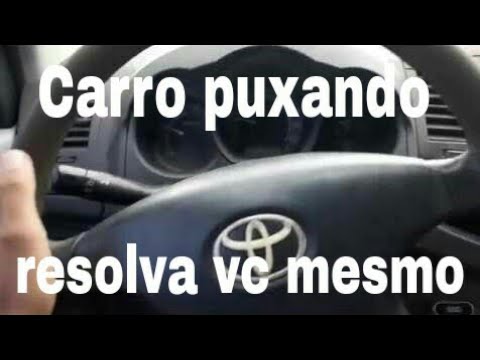 Carro puxando pro lado e não é alinhamento.