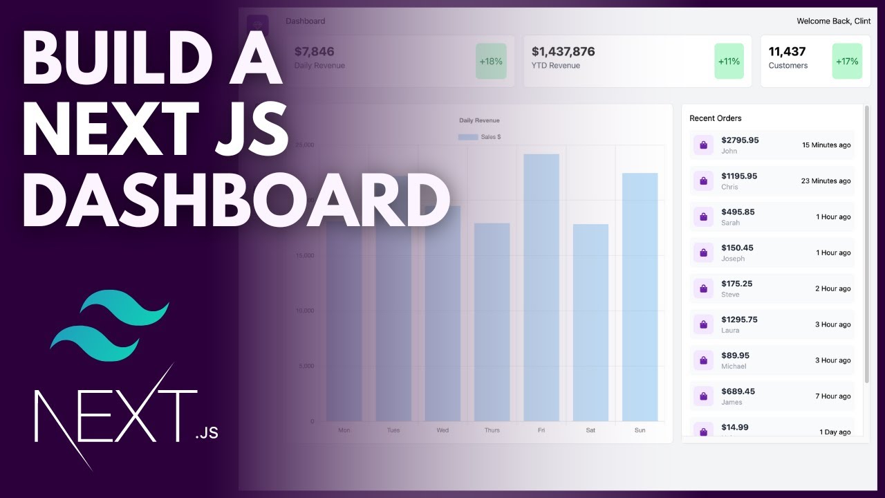 build-a-next-js-user-dashboard-tailwind-css-chart-js-youtube