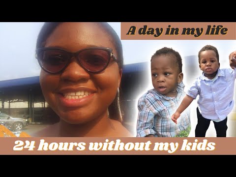 24 HOURS WITHOUT MY TWIN BOYS |Breast weaning pains |Market Vlog... Spend the day with me #vlogtober