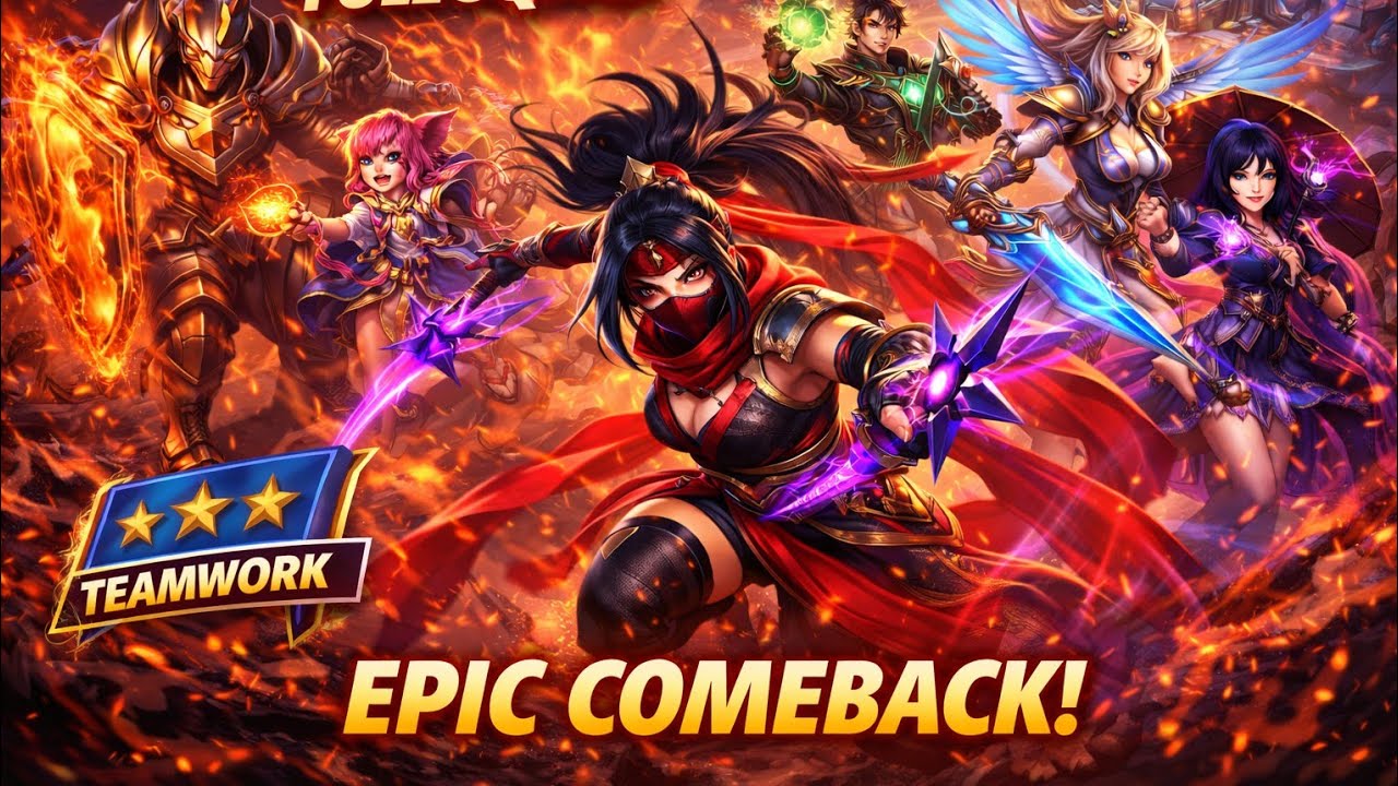 EPIC COMEBACK 23 : 35  hasil kerjasama tim yang menawan Manullang Group si user HANABI 