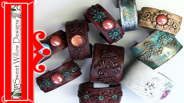 UPDATED AUDIO:  How to Make a Polymer Clay Basic Cuff Bracelet - The Polymer Clay Workbench Updated