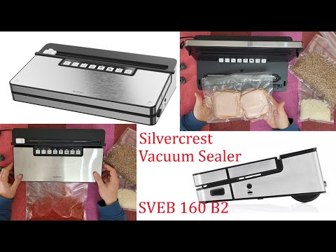 Silvercrest Vacuum Sealer SVEB 160 B2 Unboxing Testing - YouTube