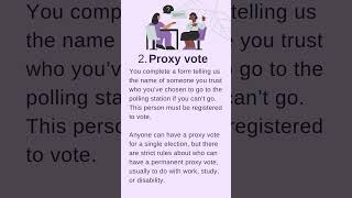 What is an absent vote