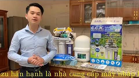 Máy lọc nước nhập khẩu nguyên chiếc Đài loan và đang được  Omizu phân phối chính hãng