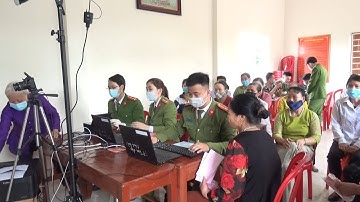 PHÓNG SỰ LỰC LƯỢNG CÔNG AN TP TAM ĐIỆP ĐẨY NHANH TIẾN ĐỘ CẤP THẺ CCCD GẮN CHÍP ĐIỆN TỬ CHO NGƯỜI DÂN