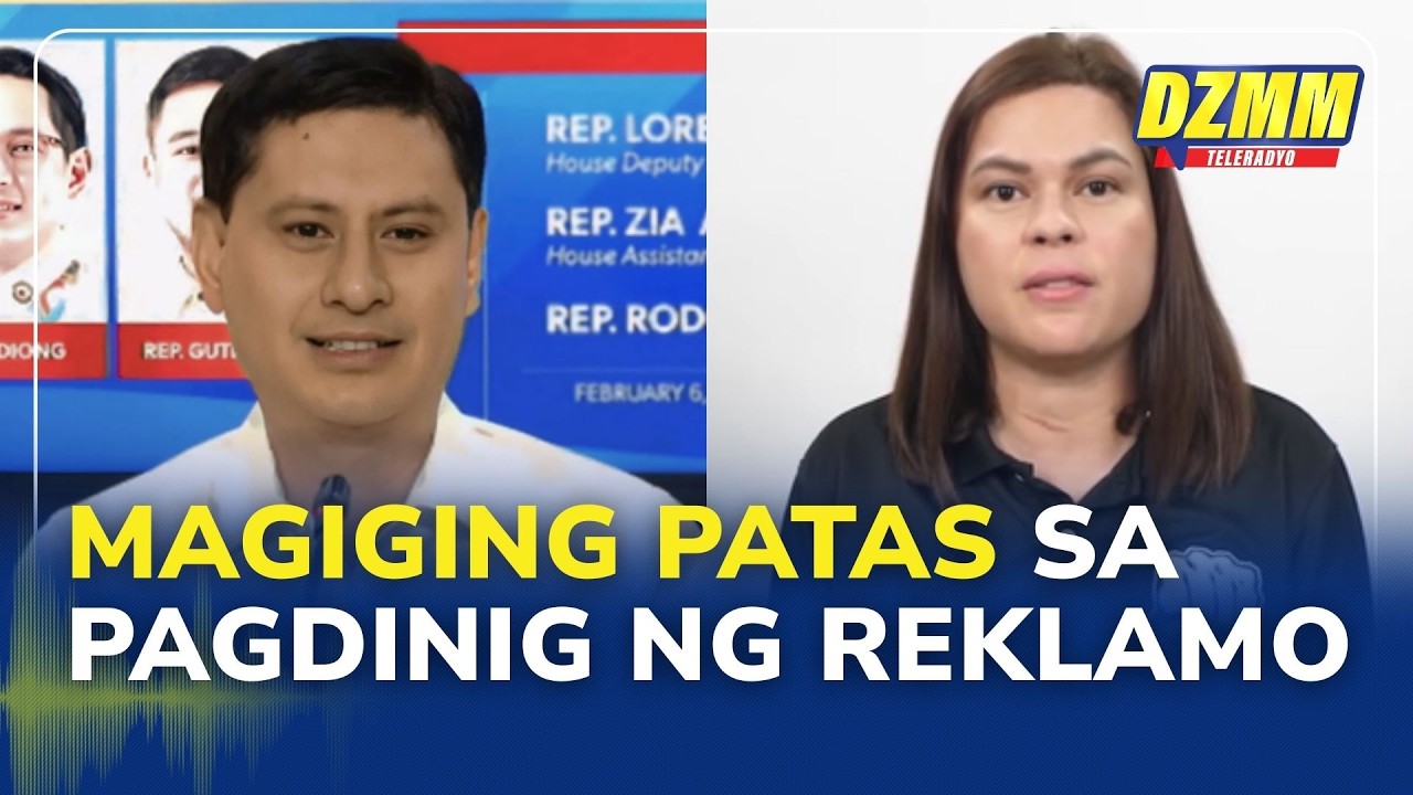 House panel to probe VP Duterte impeachment raps fairly like Marcos case: Defensor | 27 Feb 2026