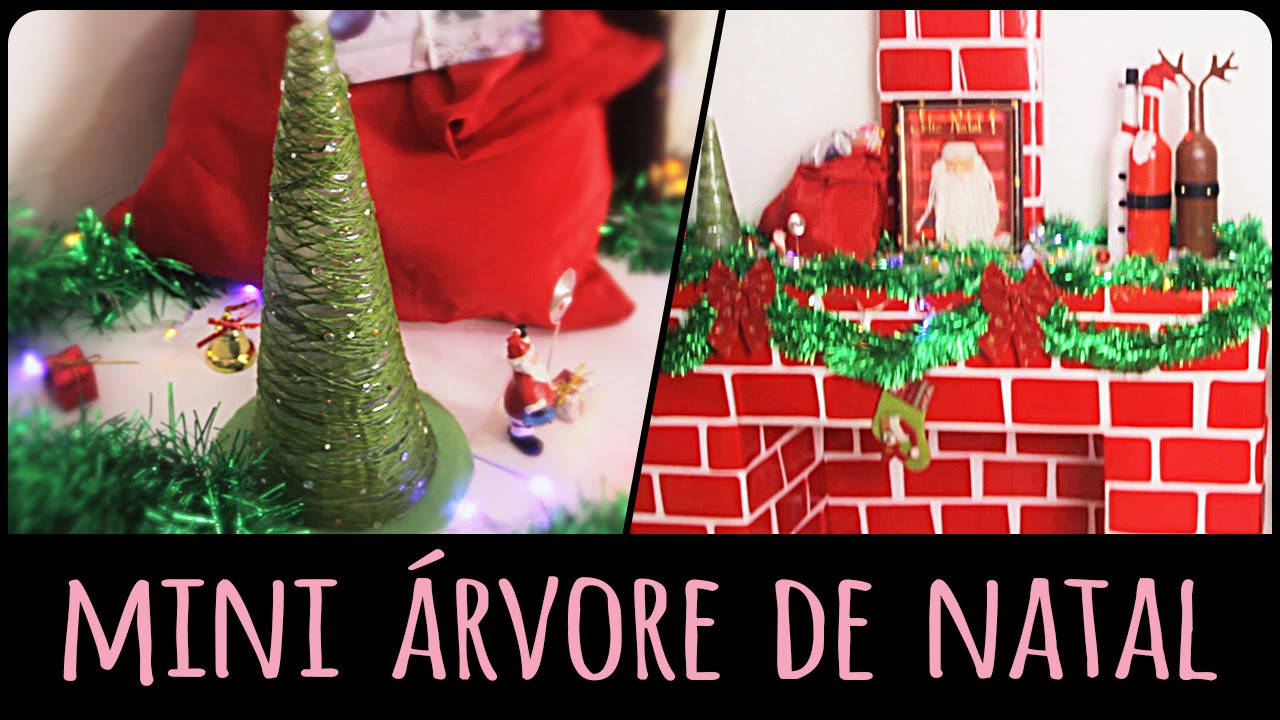 Mini Arvore de Natal | DiY lareira etanol