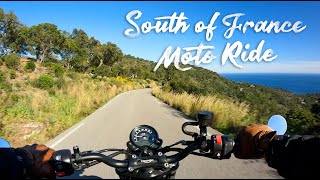 South of France Moto Ride | Triumph Street Scrambler | POV | Pure Engine Sound
