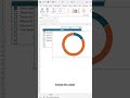 How to create checkbox donut chart? #excel