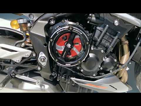 COUVERCLE D'EMBRAYAGE À HUILE TRANSPARENT DBK TRIUMPH STREET TRIPLE 765 S / R / RS 2017-2023 vidéo