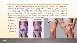 SOAL OSTEOARTHRITIS dan PEMBAHASAN DETAILNYA - UKMPPD UKDI DOKTER