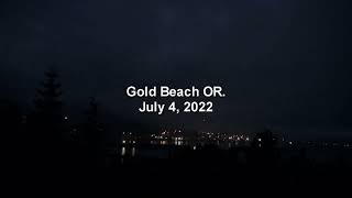 2022 Gold Beach Oregon Fireworks