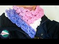 Cuddly XXL Scarf in Pink and Purple | One Ball One Scarf | Simple Crocheting Instructions