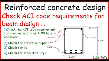 Double RC beam design part 3/3