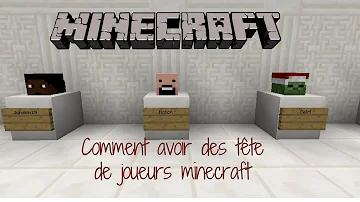 Comment avoir une tête de joueur sur Minecraft ?