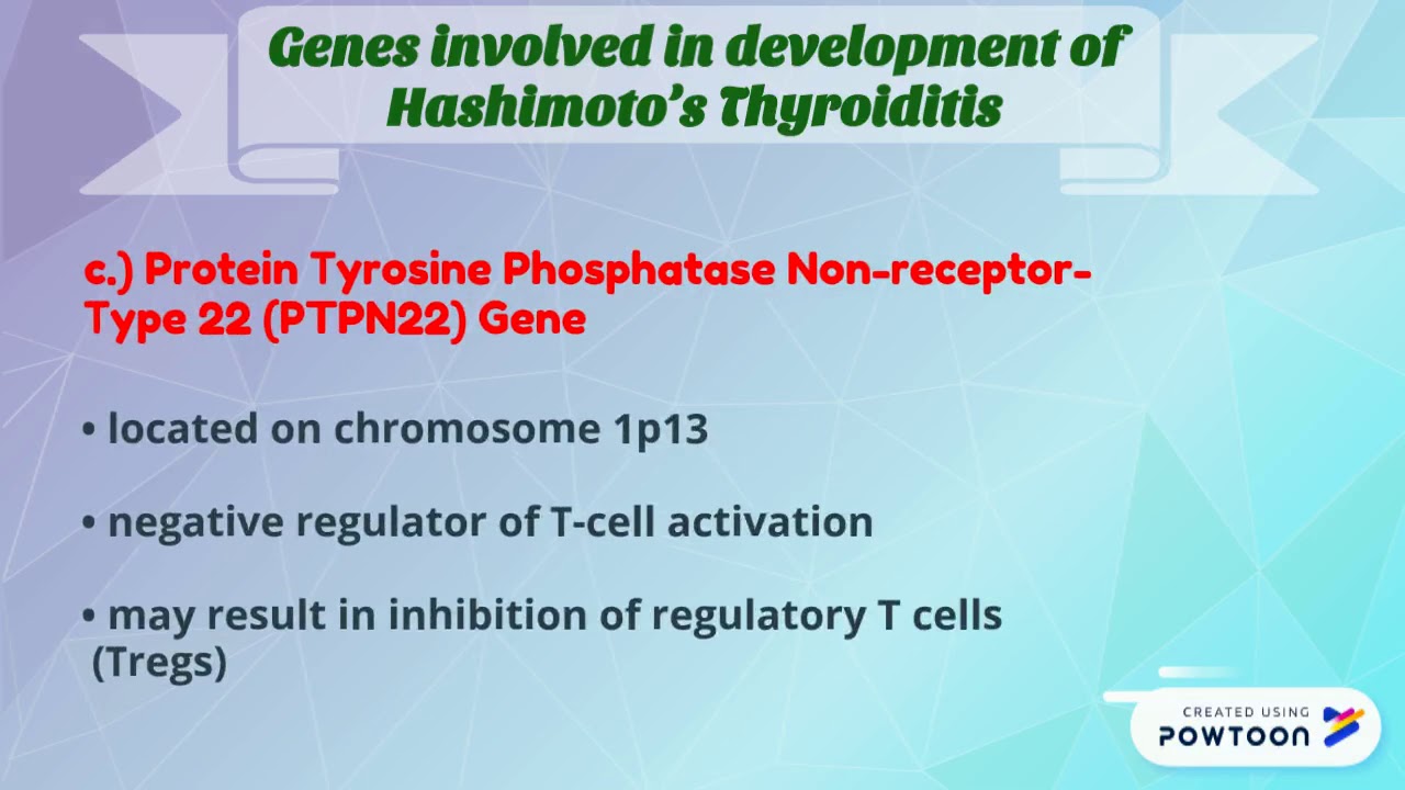Gene involve in Hashimoto's thyroiditis - YouTube